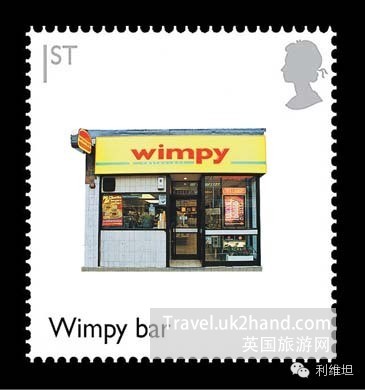 汉堡店主题i邮票 英国