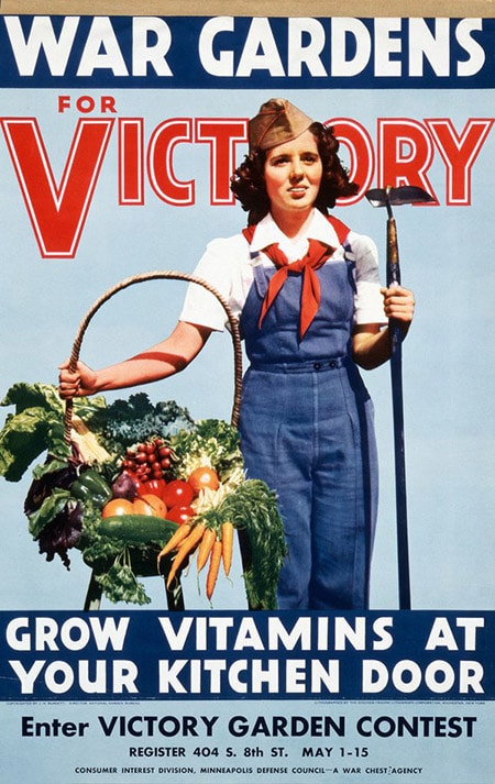 「Dig for victory」，英国政府在二战期间推出的系列海报。