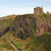 苏格兰Stonehaven海边城堡