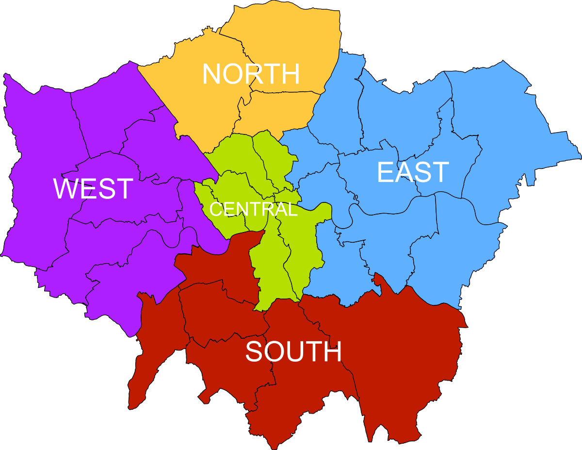London 的几个地区